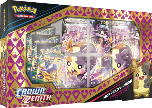 Pokemon Crown Zenith: Premium Playmat Collection: Morpeko V-UNION