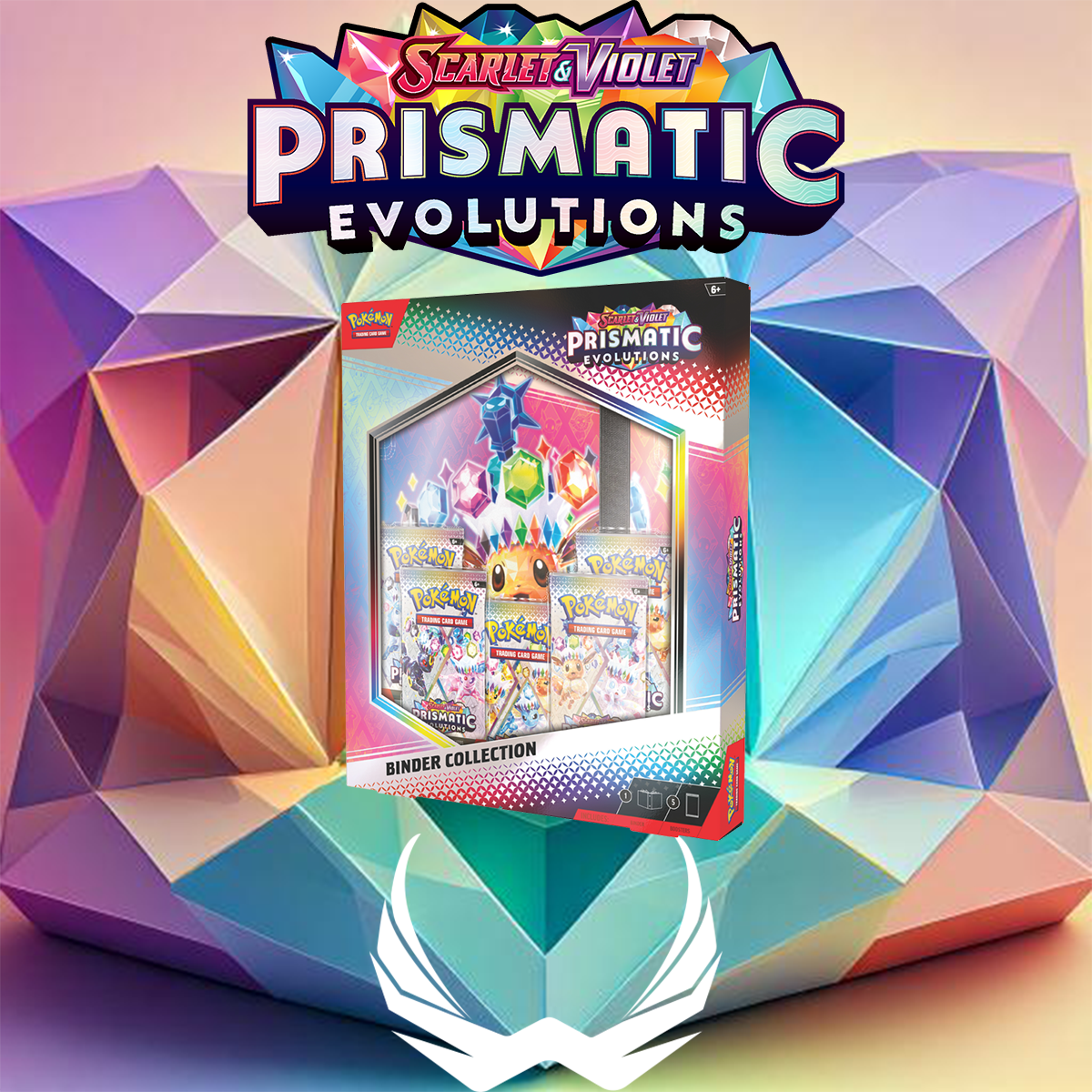 Pokemon Scarlet & Violet Prismatic Evolutions: Binder Collection