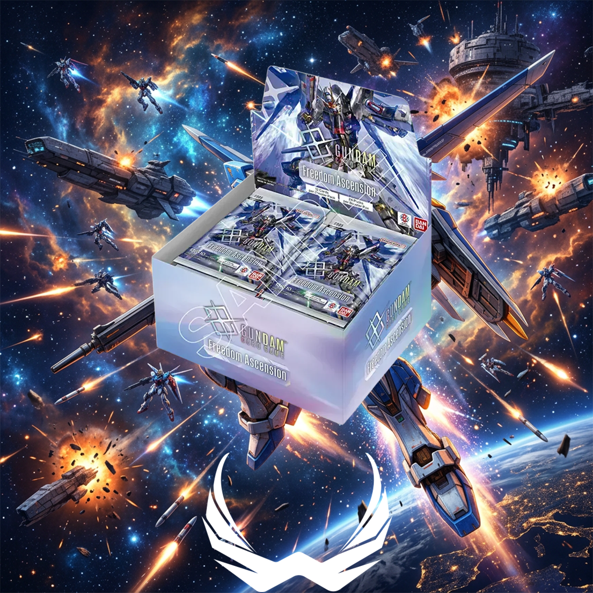 PRE-ORDER] Gundam Card Game: Freedom Ascension Booster Box (GD05
