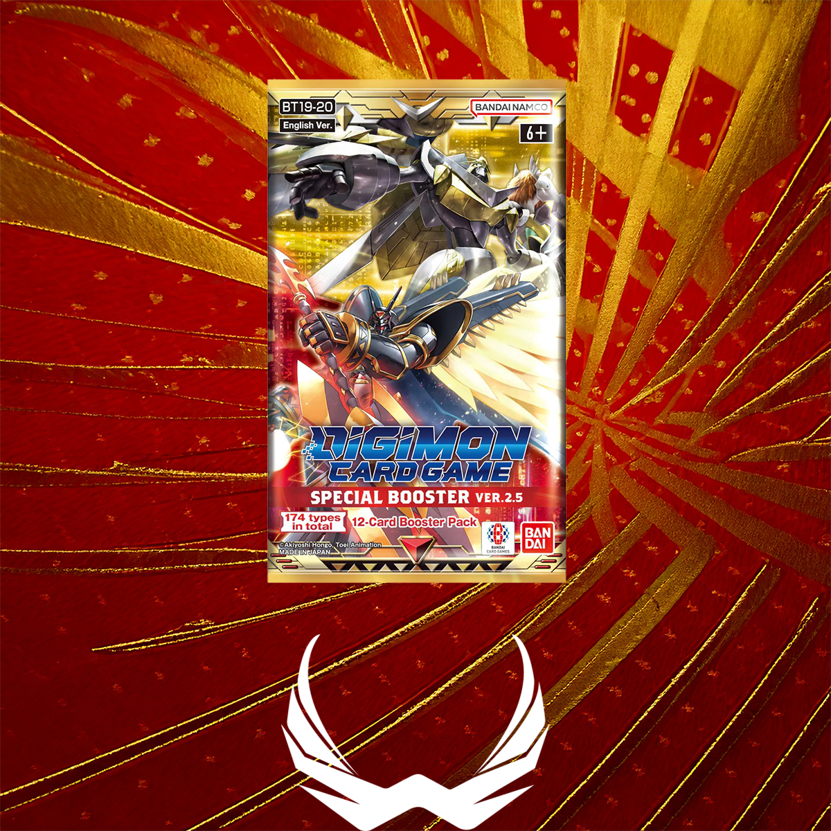 Digimon Card Game - Special Booster Ver. 2.5 BT19-20 Booster Pack (12 Cards)
