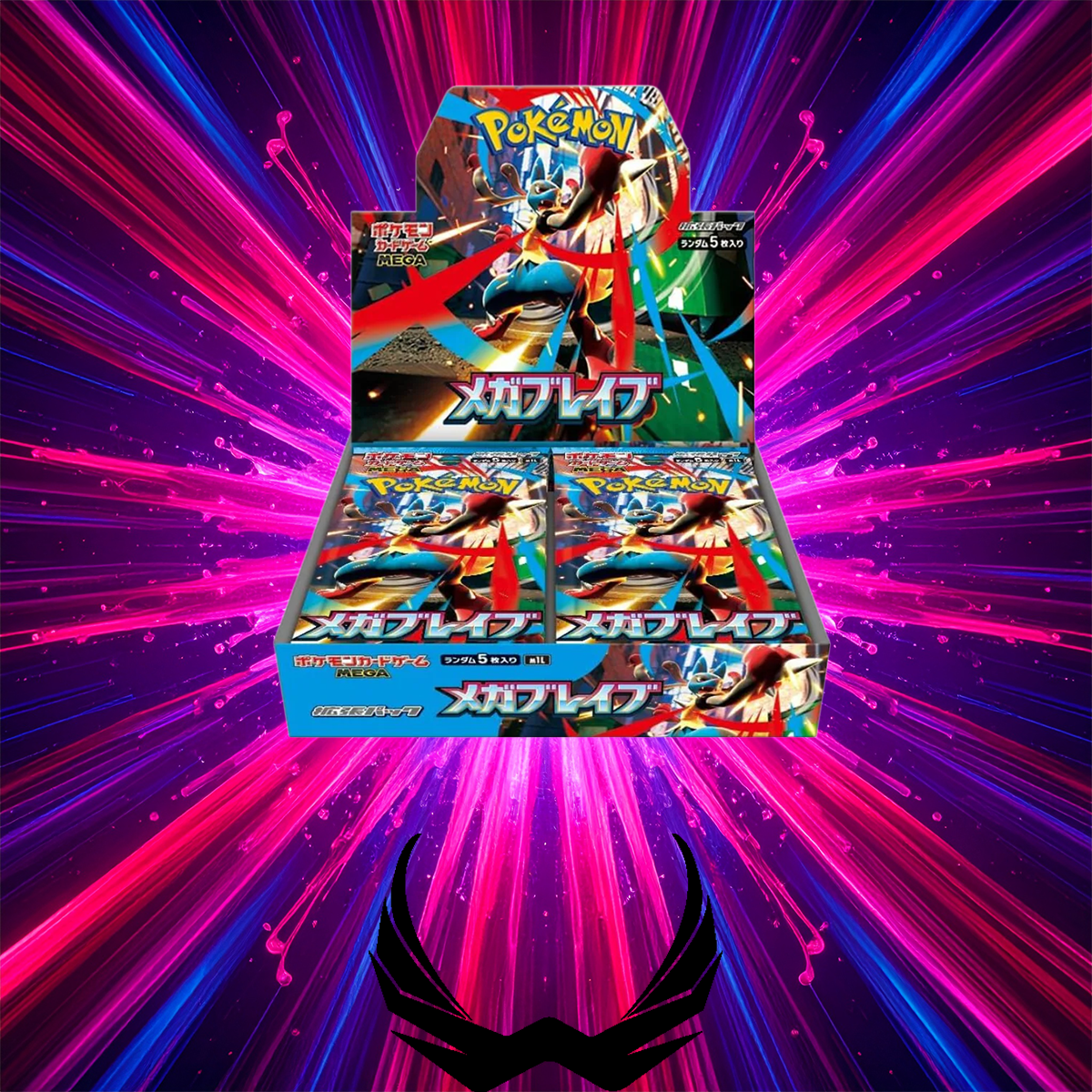 Pokmon Mega Brave M1L Japanese Booster Box (30 Packs) Wright Cards Pokmon Mega Brave M1L Japanese Booster Box (30 Packs) Wright Cards