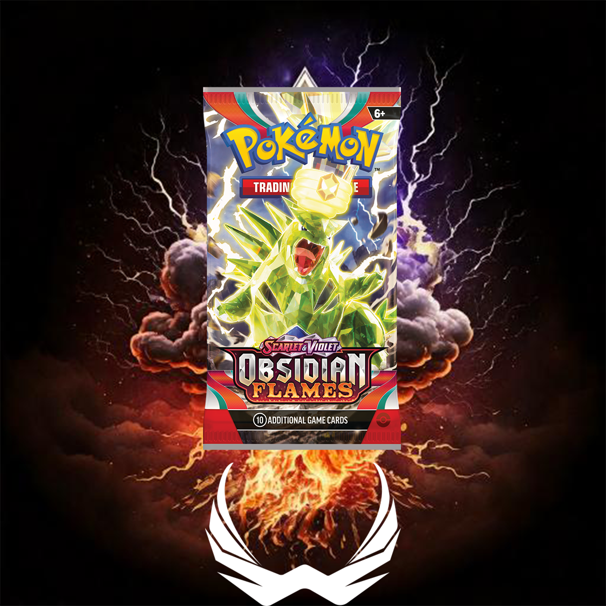 Pokemon Obsidian Flames Booster Pack (10 Cards)