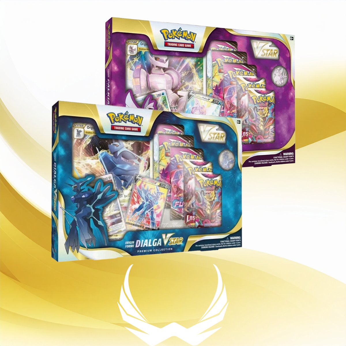 Pokemon Collection Pokemon TCG: Origin Forme Palkia VSTAR Premium Collection - Etched Foil Cards & 6 Booster Packs League Battle Deck Pokemon Collection Pokemon TCG: Origin Forme Palkia VSTAR Premium Collection - Etched Foil Cards & 6 Booster Packs League Battle Deck