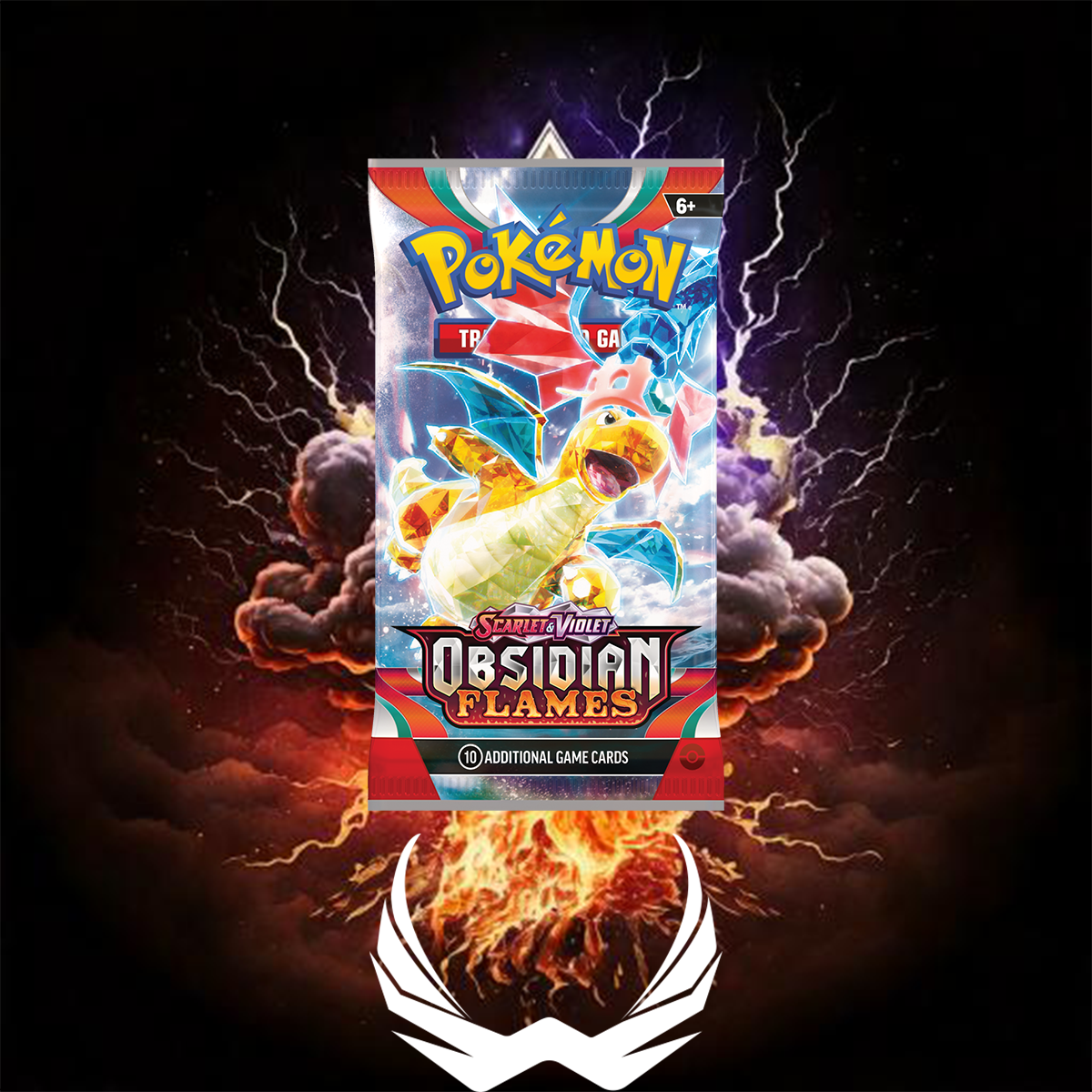 Pokemon Obsidian Flames Booster Pack (10 Cards)