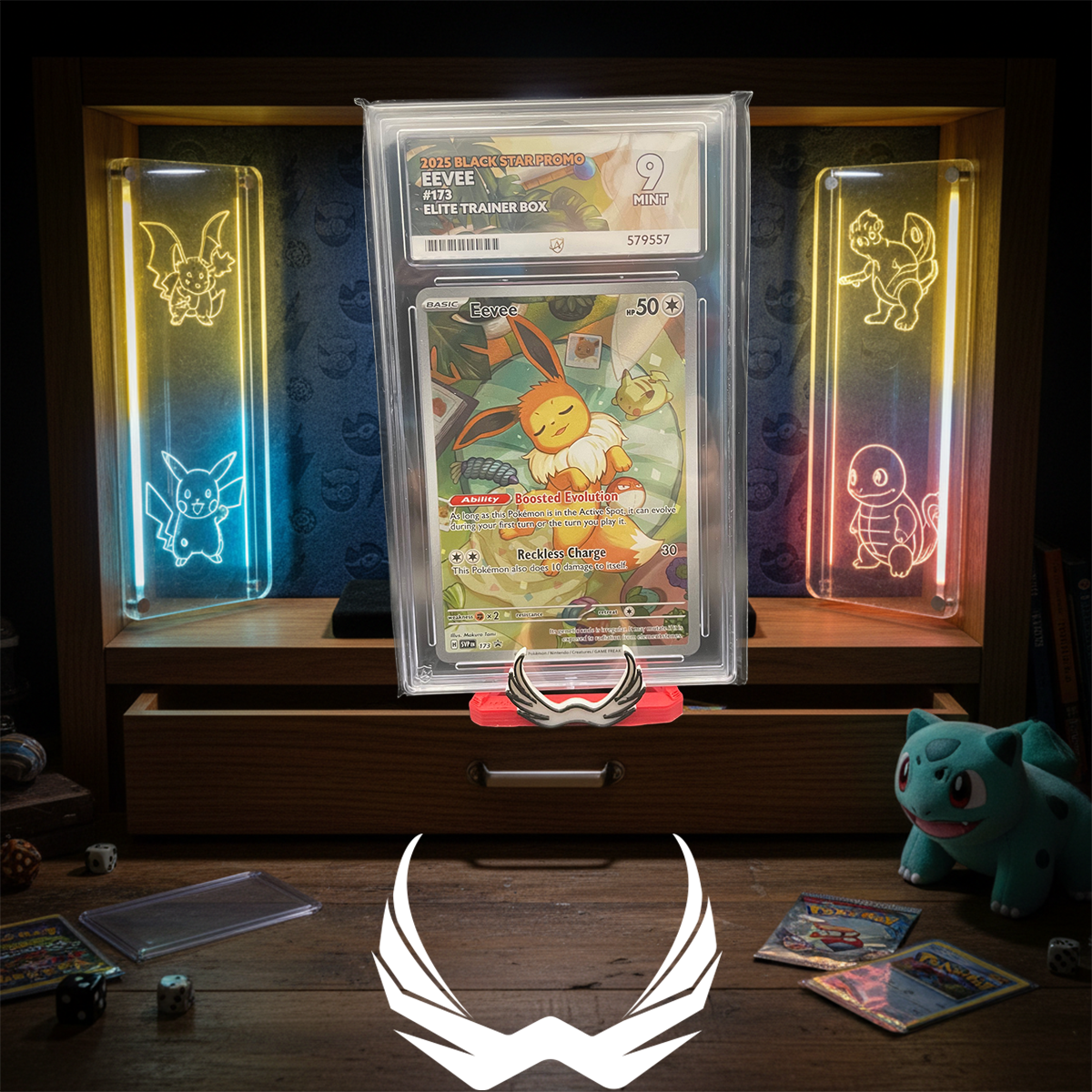 Eevee Black Star Promo #173 (2025) – Ace Graded 9 Mint Pokémon Card