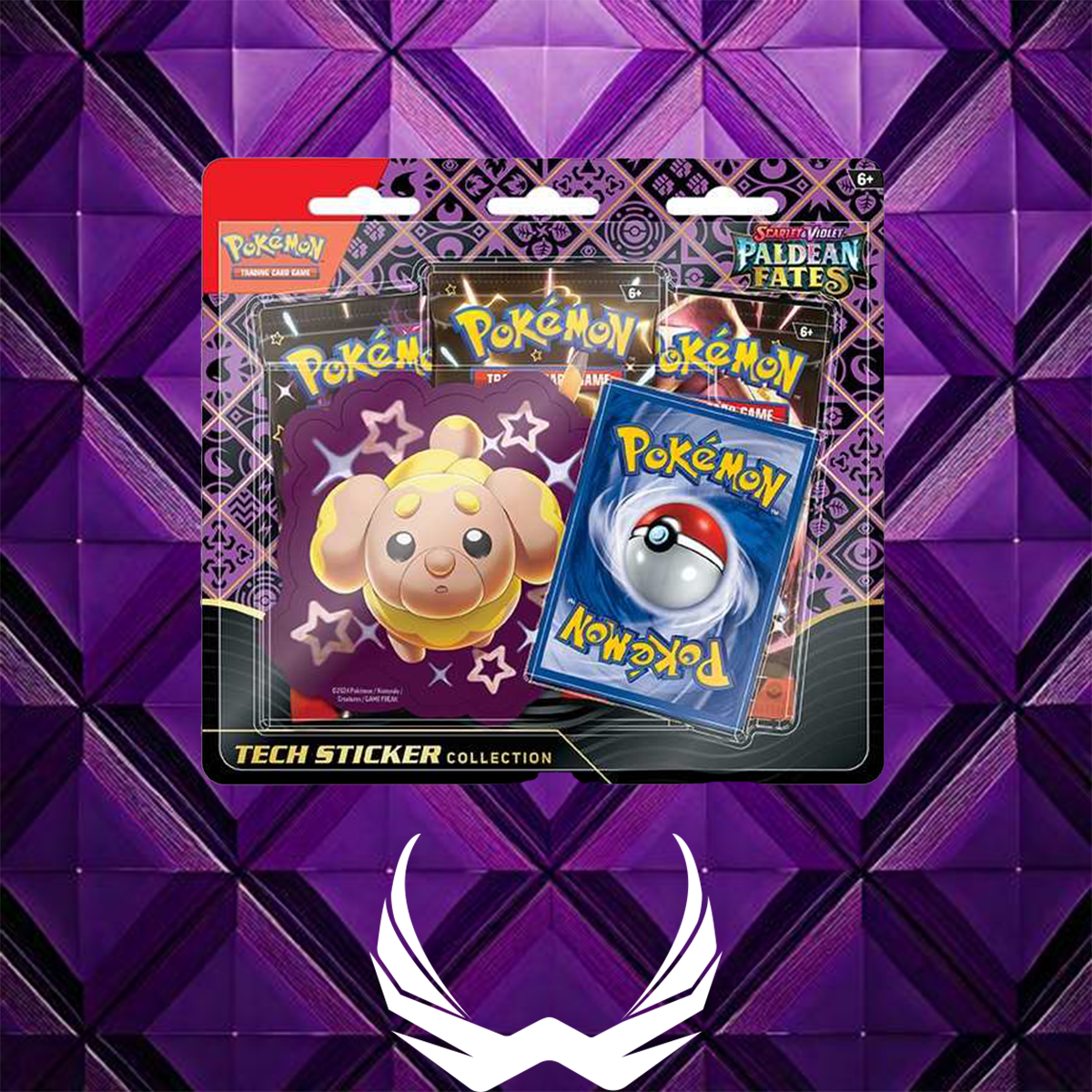 Pokemon TCG Scarlet & Violet Paldean Fates Tech Sticker Collection