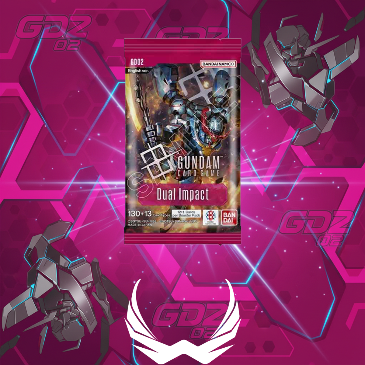 Gundam Card Game: Dual Impact Booster Pack (GD02) (12 Cards)