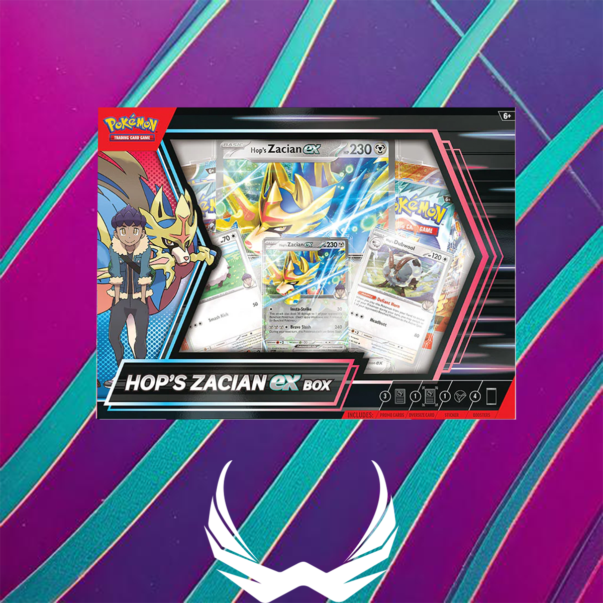Pokemon Hop's Zacian ex Box