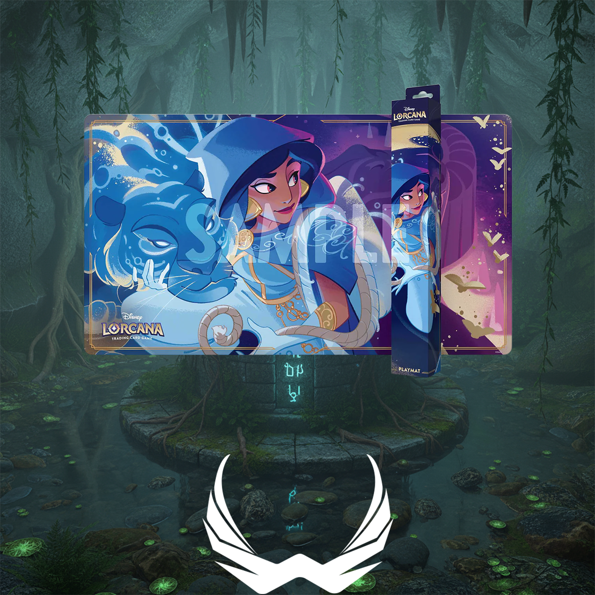 Disney Lorcana TCG - Playmat - Jasmine - Set 10 Wright Cards Disney Lorcana TCG - Playmat - Jasmine - Set 10 Wright Cards