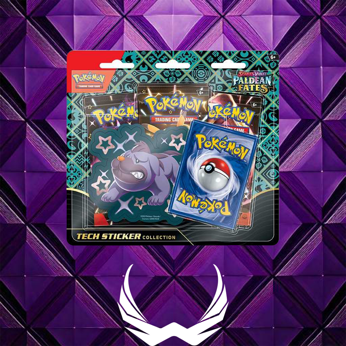 Pokemon TCG Scarlet & Violet Paldean Fates Tech Sticker Collection