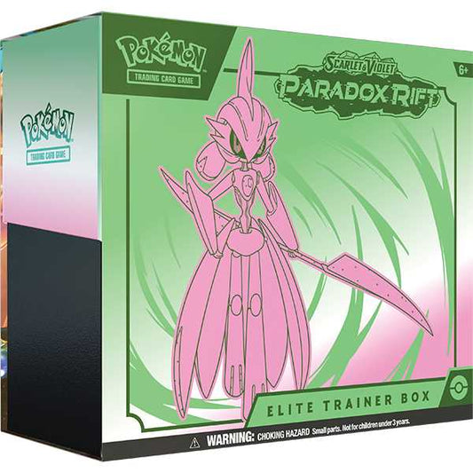Pokemon Scarlet & Violet Paradox Rift: Elite Trainer Box (Green & Pink)