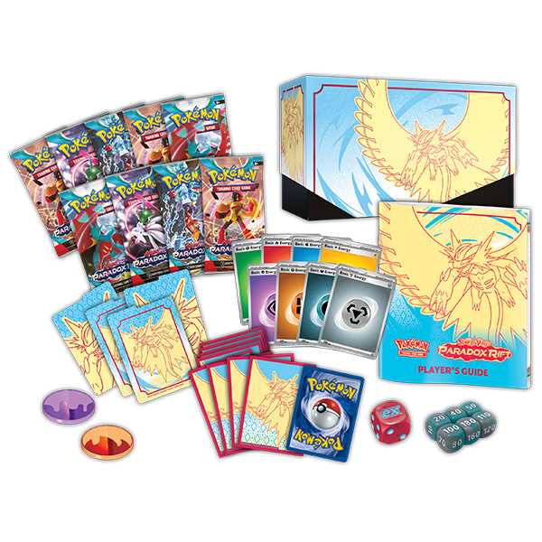 Pokemon Scarlet & Violet Paradox Rift: Elite Trainer Box (Blue & Yellow)