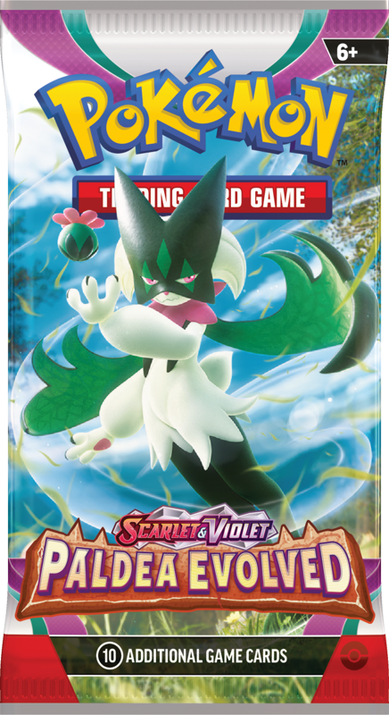 Pokemon Scarlet & Violet Paldea Evolved: Booster Pack (10 Cards)