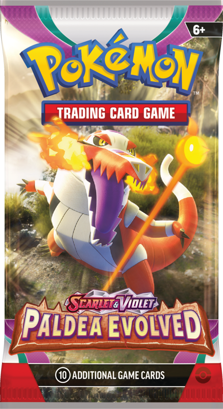 Pokemon Scarlet & Violet Paldea Evolved: Booster Pack (10 Cards)