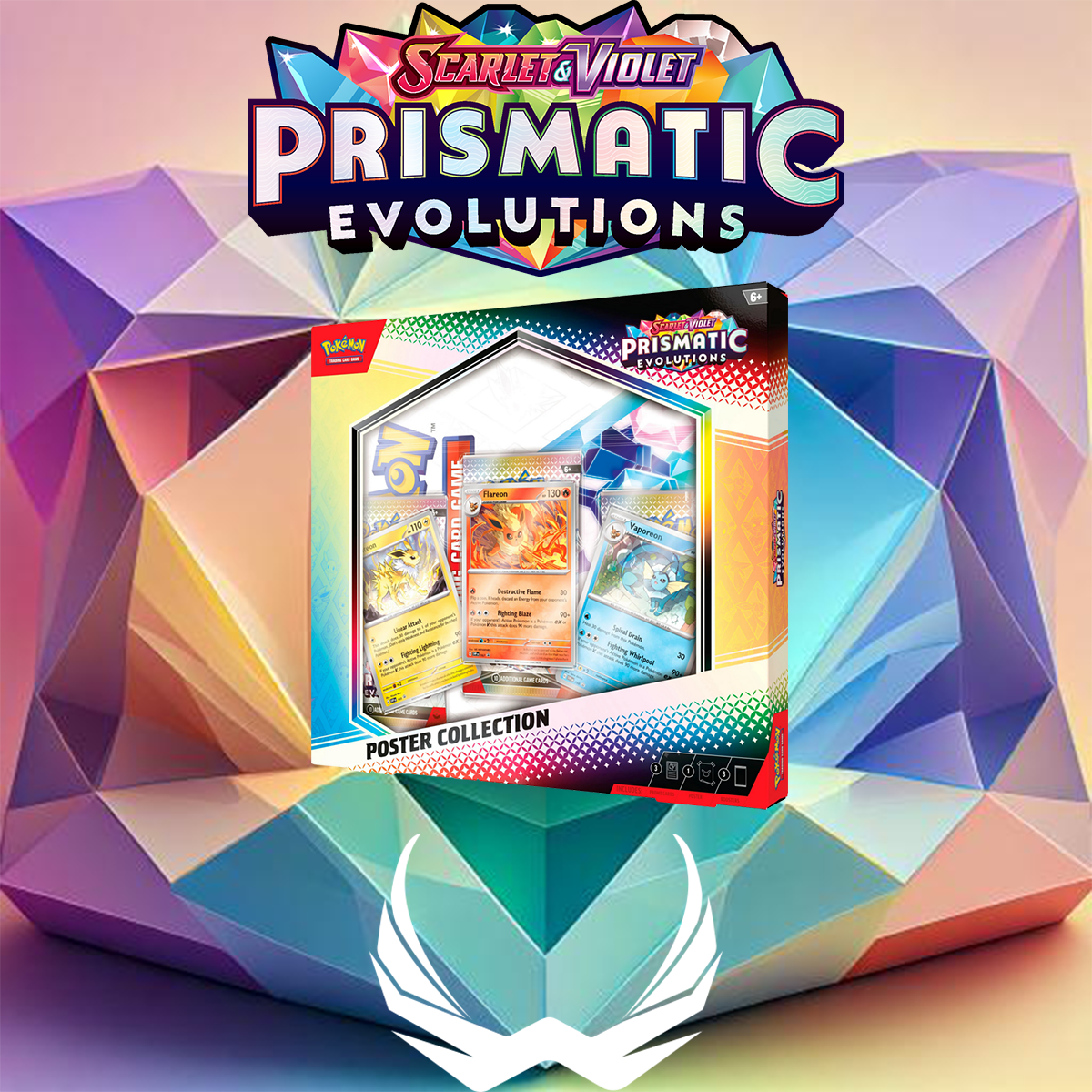 Pokemon Scarlet & Violet Prismatic Evolutions: Poster Collection