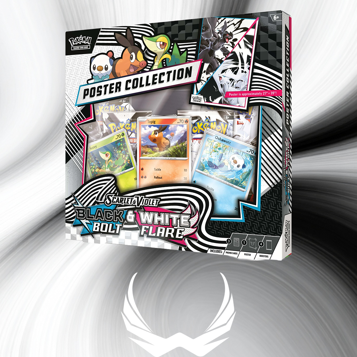PRE-ORDER - Pokémon TCG: Black Bolt & White Flare Unova Poster Collection