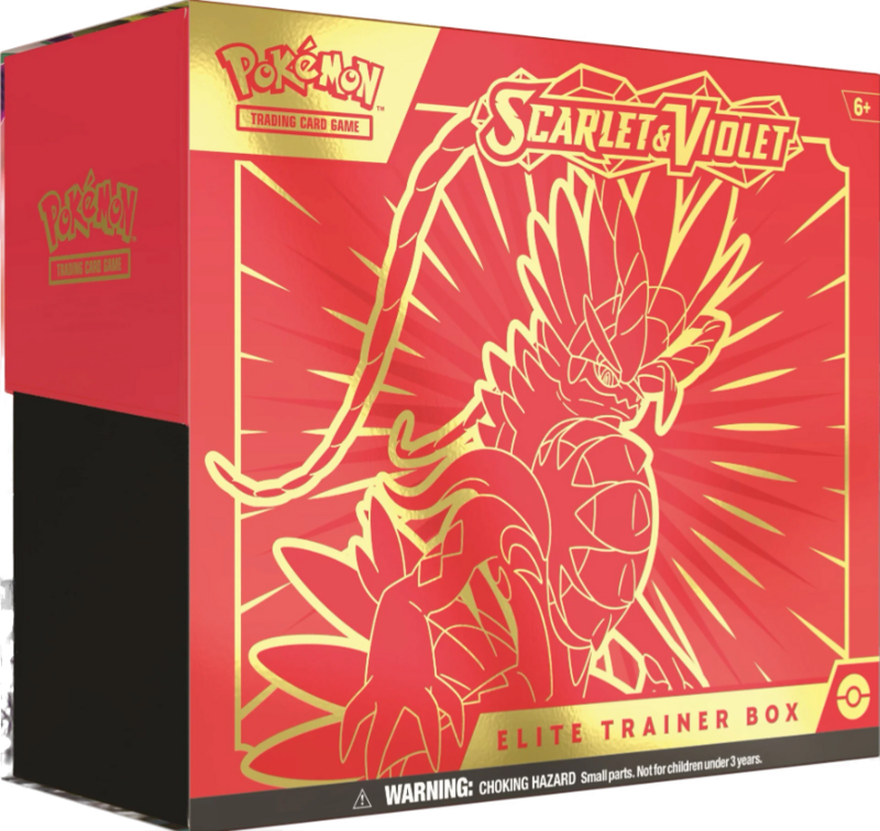 Pokemon Scarlet & Violet Base Set: Elite Trainer Box SCARLET