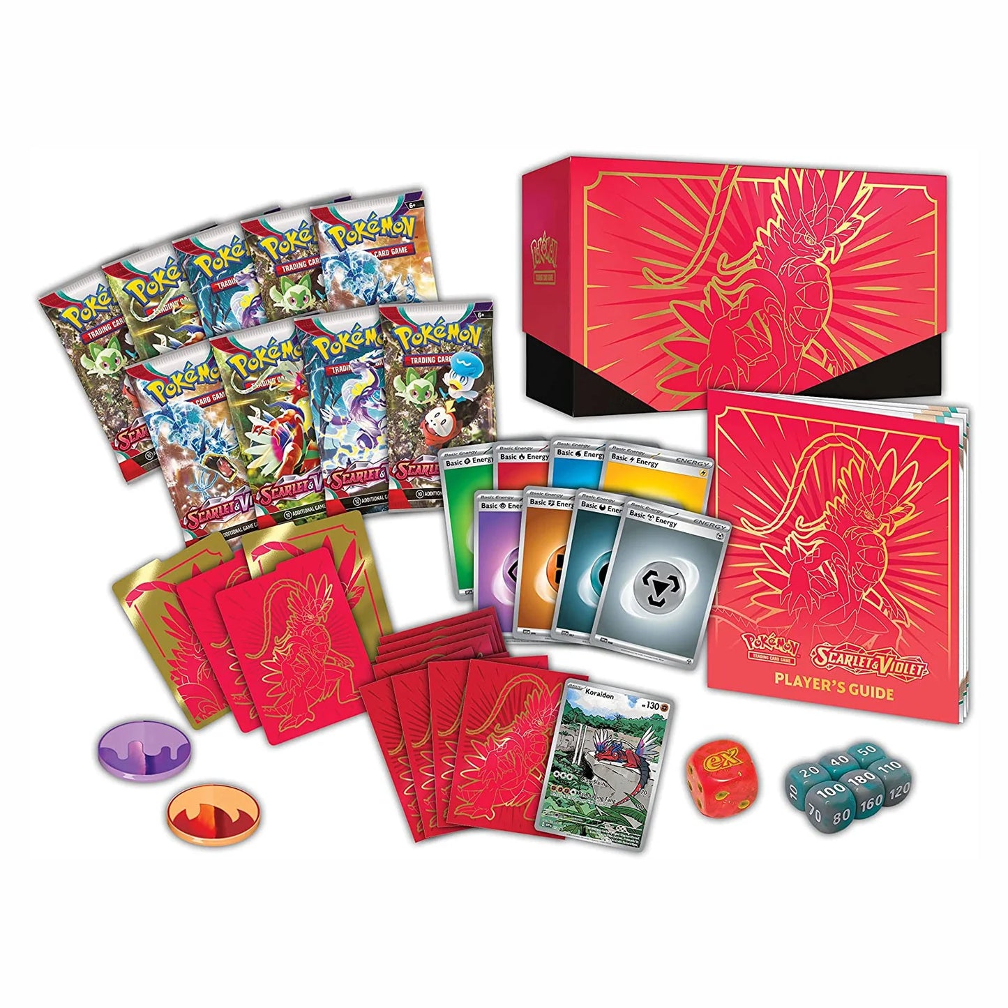 Pokemon Scarlet & Violet Base Set: Elite Trainer Box SCARLET