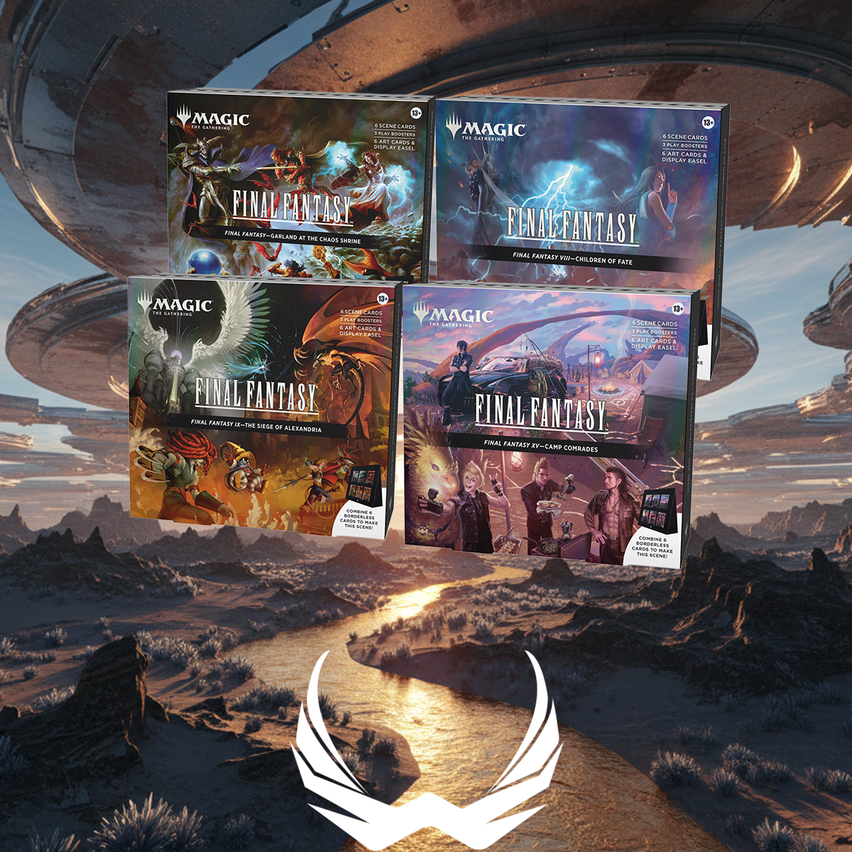 Magic: The Gathering: Final Fantasy Scene Box Set of 4