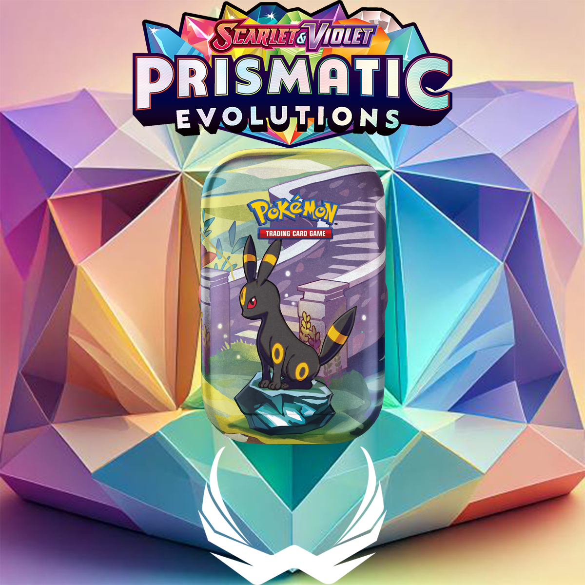 Pokemon Scarlet & Violet Prismatic Evolutions: Mini Tin Full set of 8