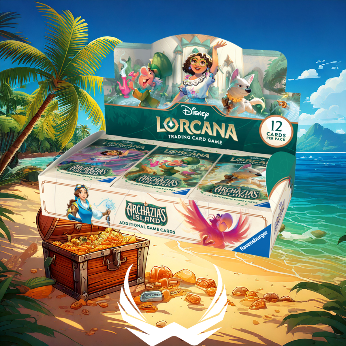 Disney Lorcana Archazia's Island Booster Display (24 Packs)