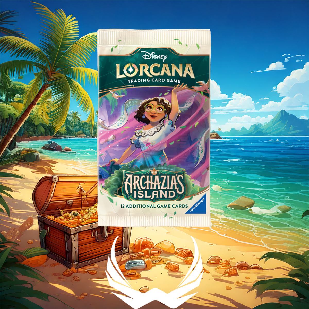 Disney Lorcana Archazia's Island Booster Pack (12 Cards)