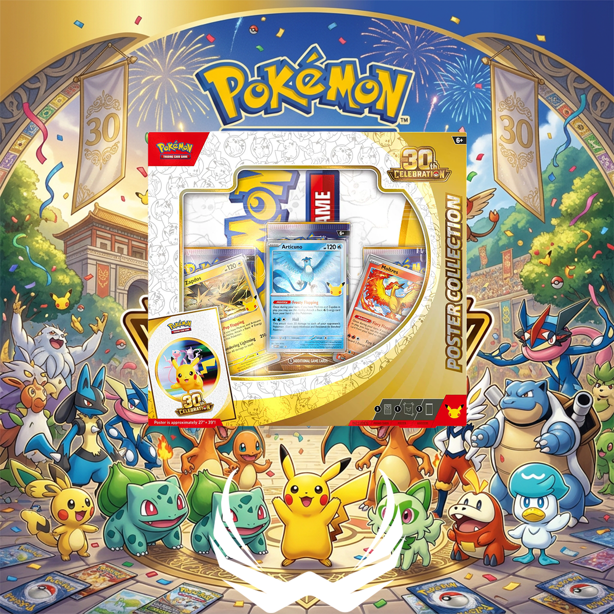 [PRE-ORDER] Pokémon TCG: Poster Collection - 30th Celebration
