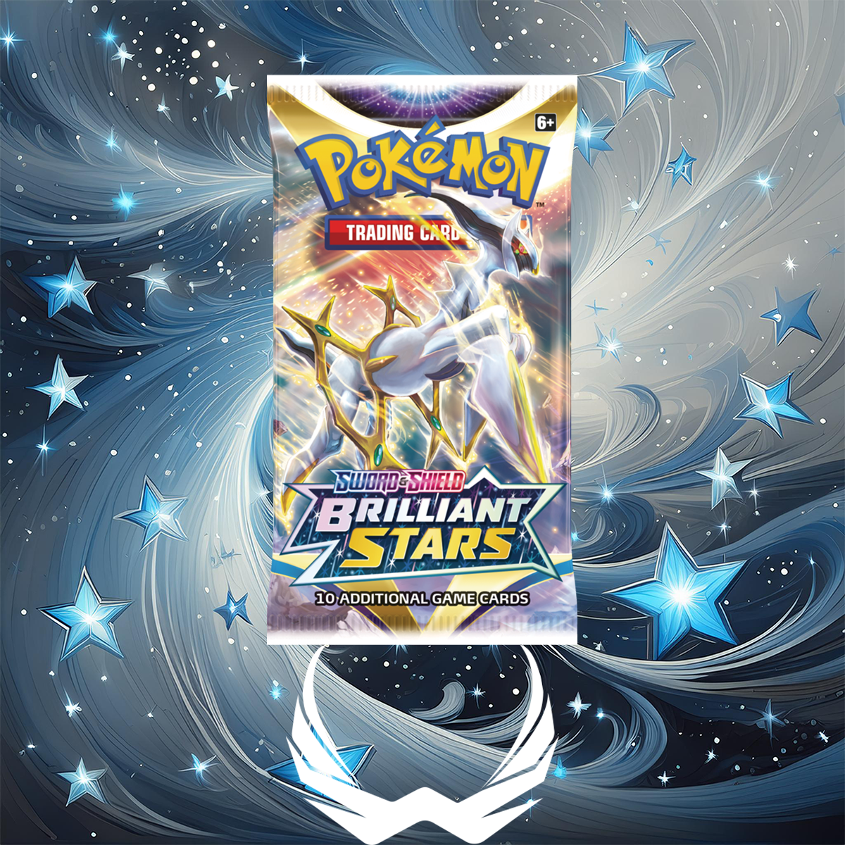 Pokemon TCG Brilliant Stars: Booster Pack (10 Cards)