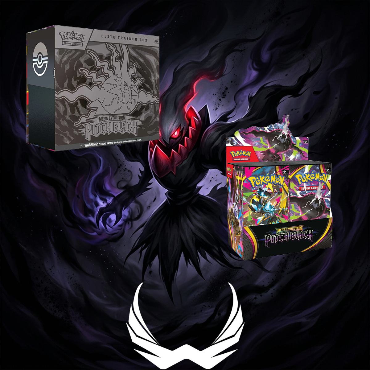 [PRE-ORDER] Pokémon TCG: Mega Evolution Pitch Black ETB & Booster Box Combo
