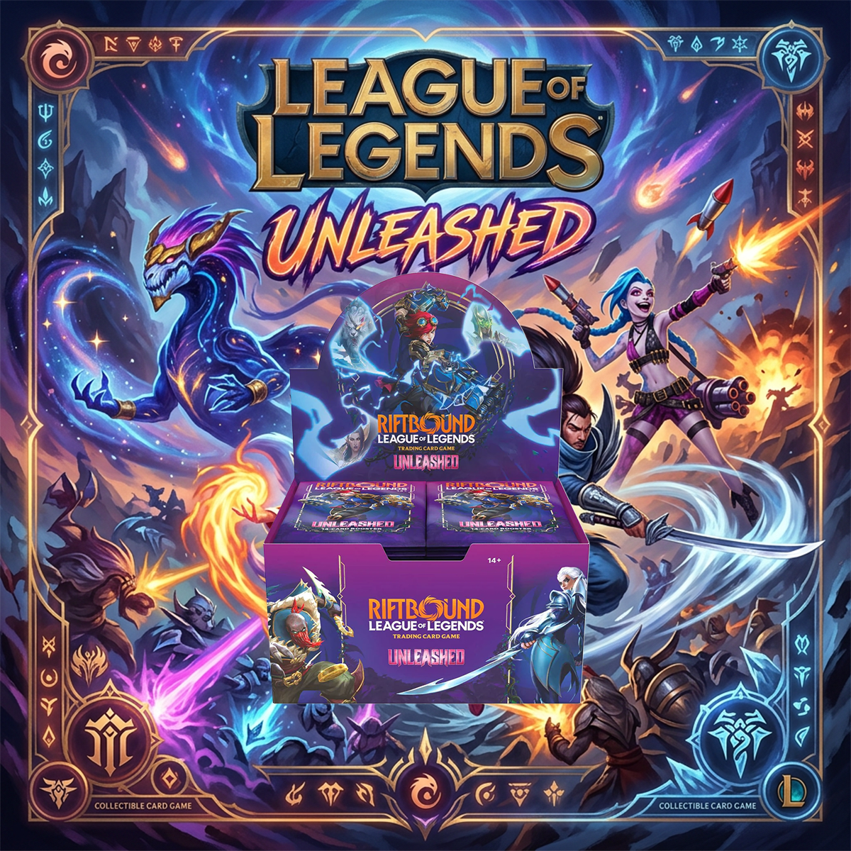 Riftbound: League of Legends Trading Card Game - Unleashed Booster Box