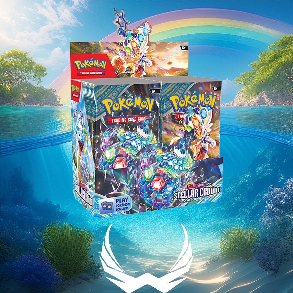 PRE-ORDER - Pokémon TCG: Scarlet & Violet-Stellar Crown Booster Display Box (36 Packs)