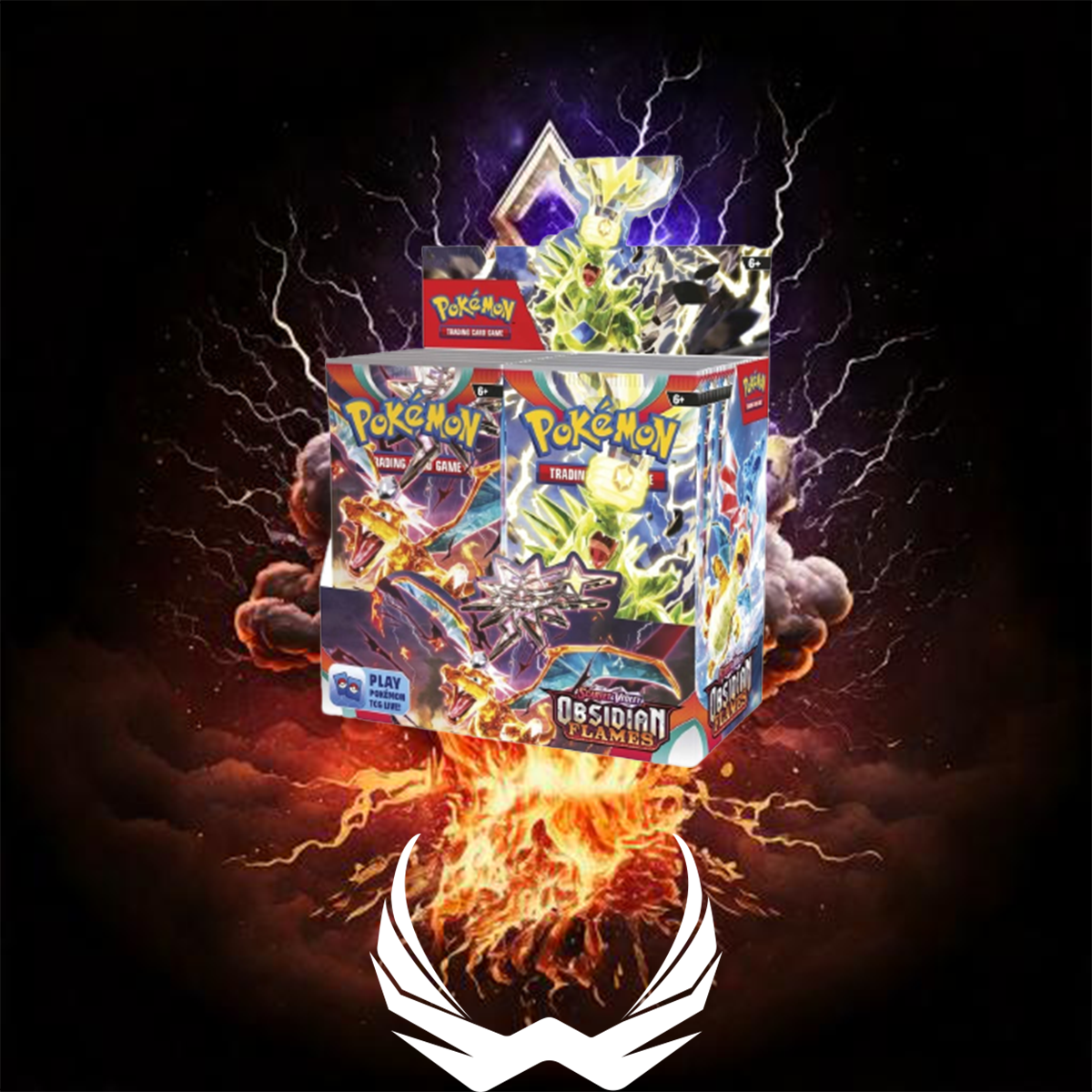 Pokemon TCG Obsidian Flames Booster Box (36 Packs)