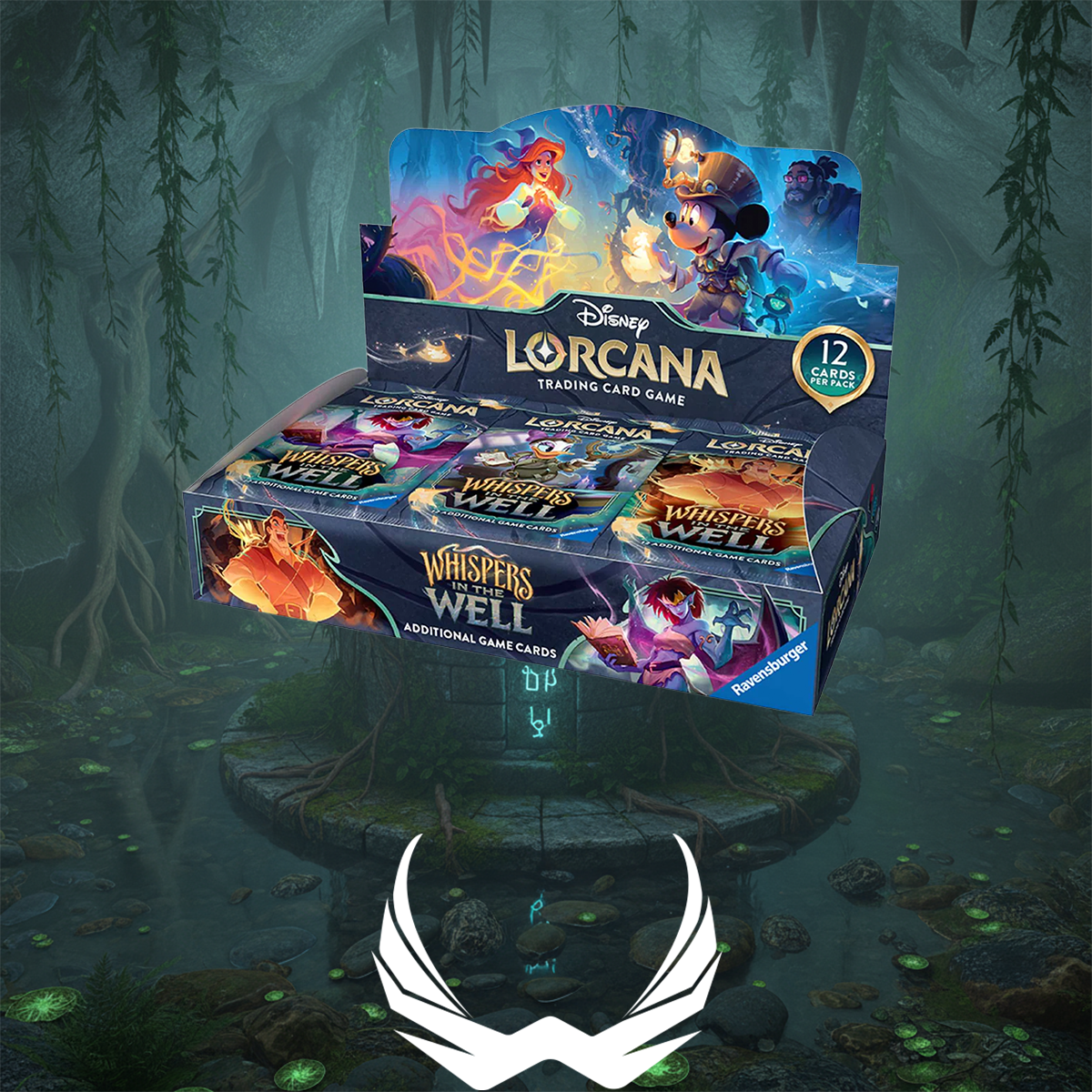 Disney Lorcana TCG - Whispers in the Well Booster Pack Display (24) - Set 10