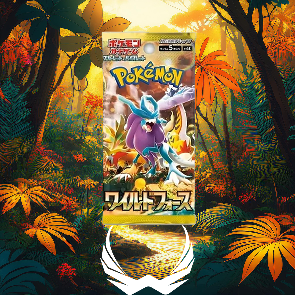 Pokemon Wild Force SV5K Japanese Booster Pack