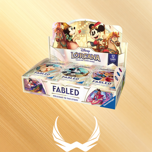[PRE-ORDER] Disney Lorcana Trading Card Game - Fabled Booster Box Display (24 Packs) - Set 9