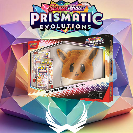 [PRE-ORDER] Pokemon TCG: Scarlet & Violet SV8.5 - Prismatic Evolutions Accessory Pouch (Special Collection)