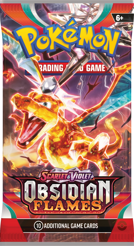 Pokemon Obsidian Flames Booster Pack (10 Cards)