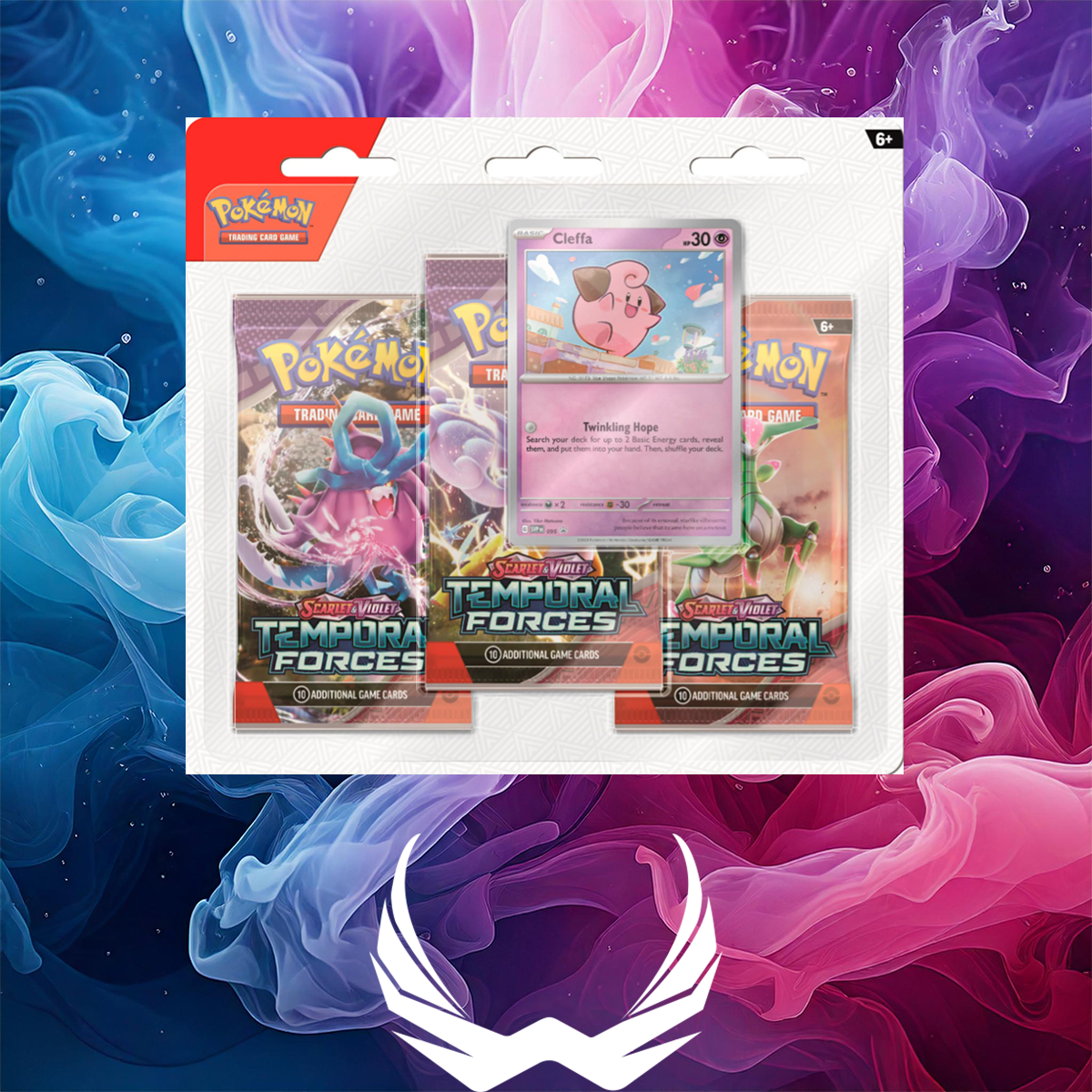 Pokemon TCG Scarlet & Violet Temporal Forces: 3 Pack Blister