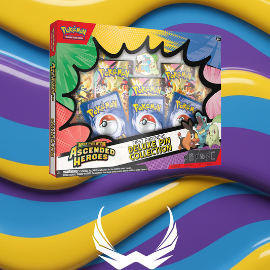 [PRE-ORDER] Pokémon TCG Mega Evolution Ascended Heroes First Partners Deluxe Pin Collection Box Set