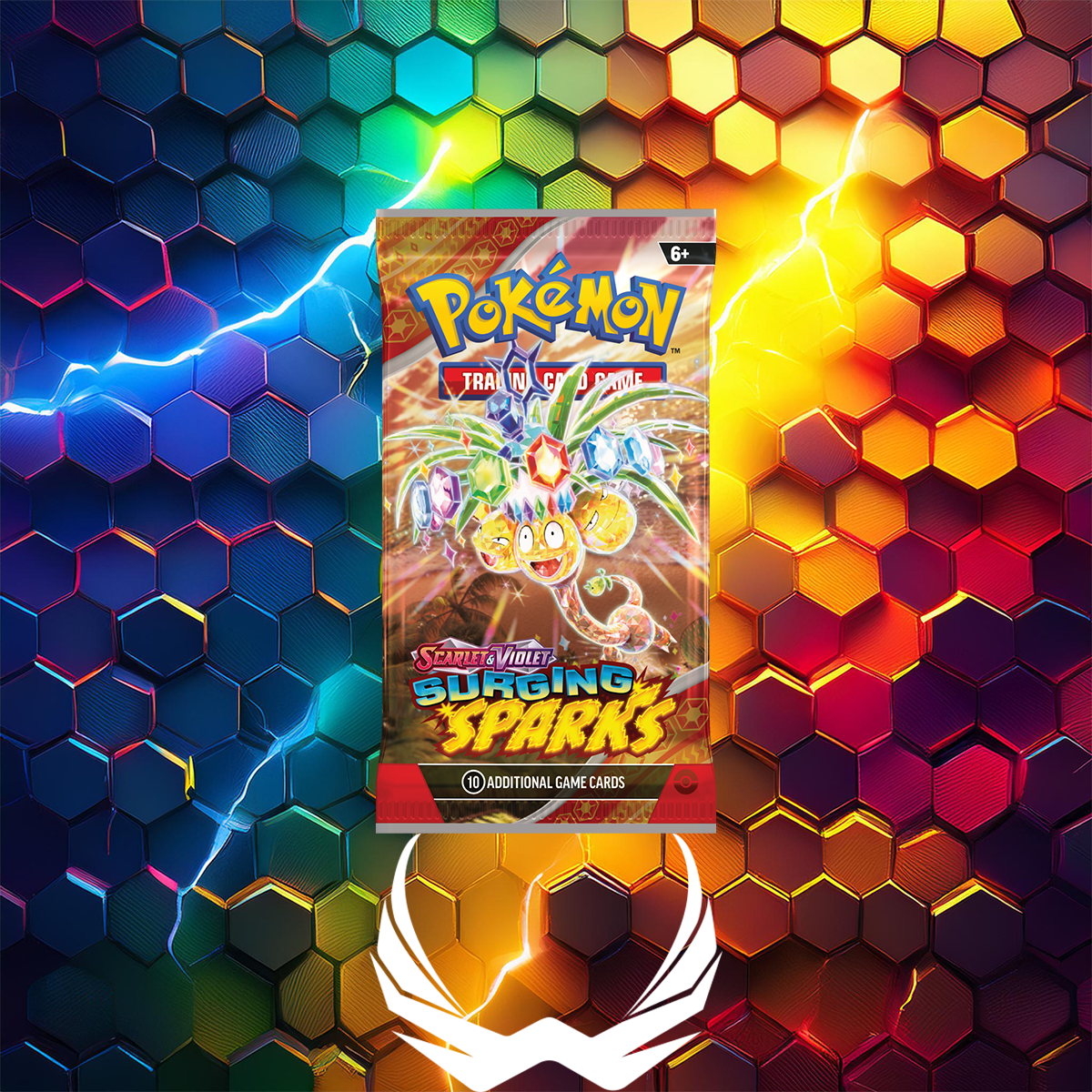 Pokemon Scarlet & Violet Surging Sparks: Booster Pack (10 Cards)