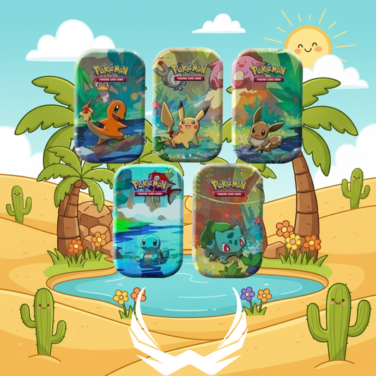 Pokémon TCG: Kanto Friends Mini Tin Set of All 5 Artworks