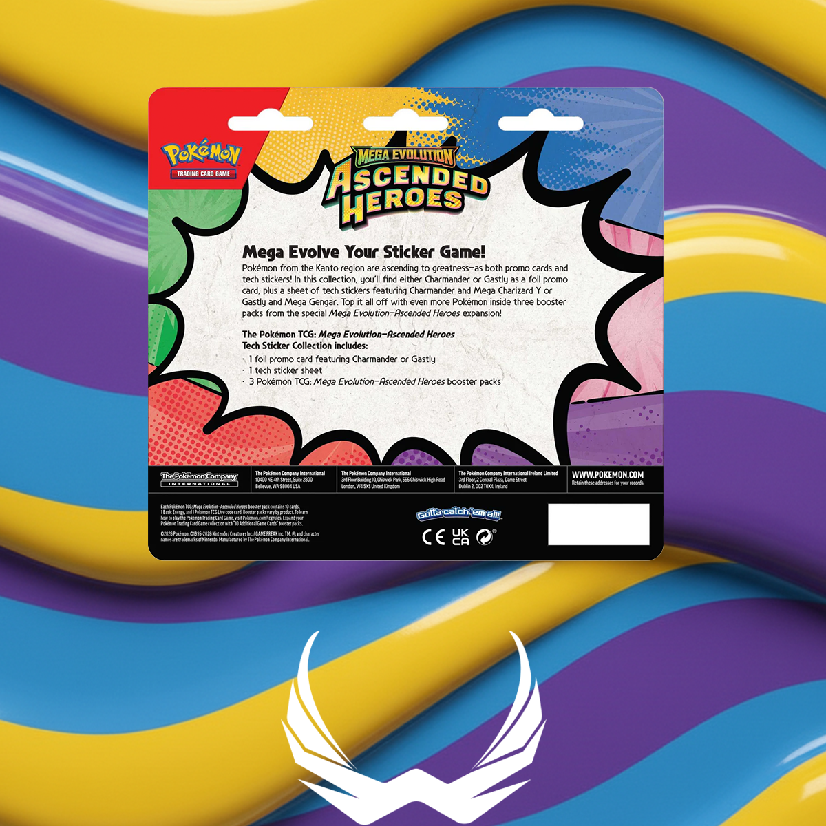 [PRE-ORDER] Pokémon TCG: Mega Evolution Ascended Heroes - Tech Sticker Collection