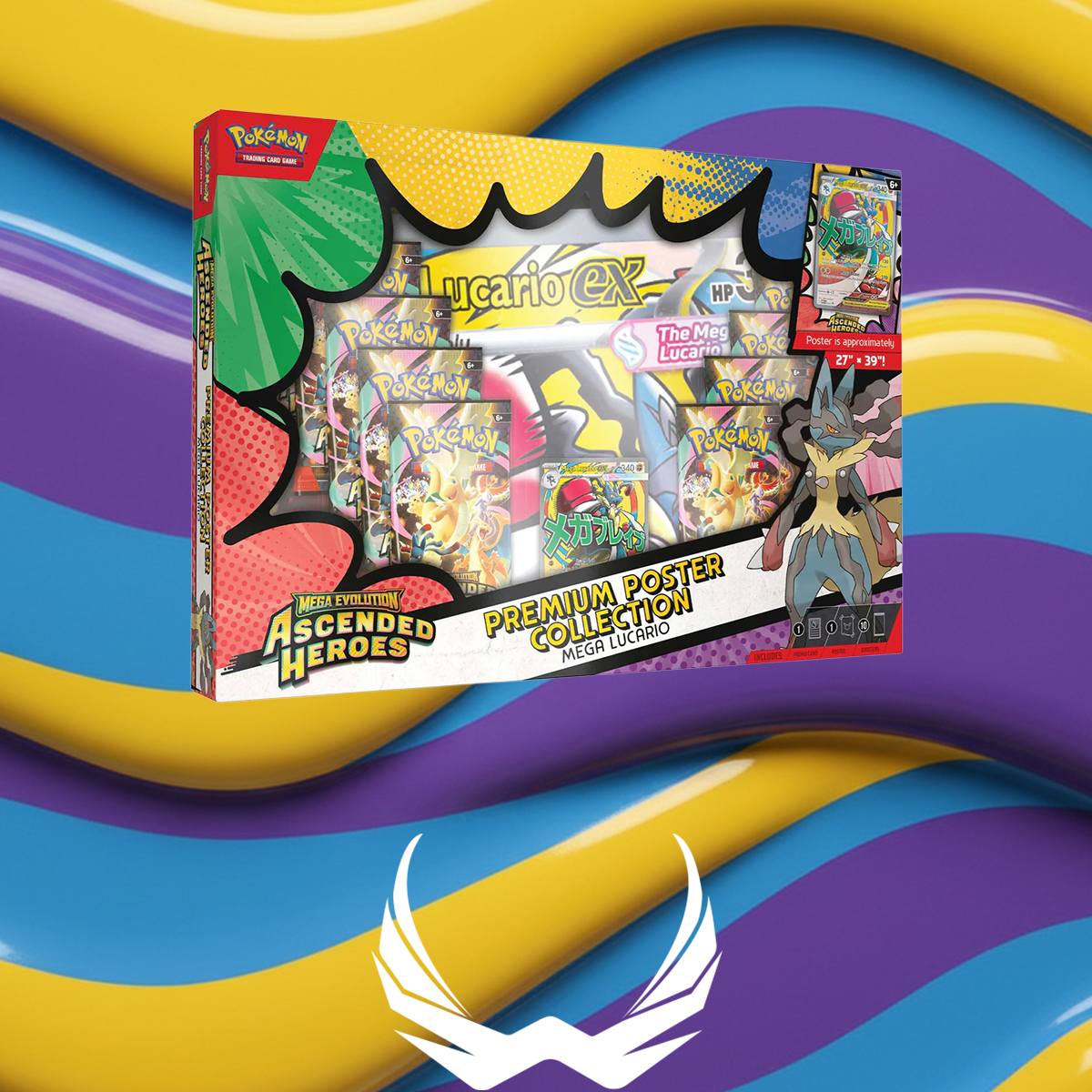 [PRE-ORDER] Pokémon TCG: Mega Evolution Ascended Heroes - Premium Poster Collection