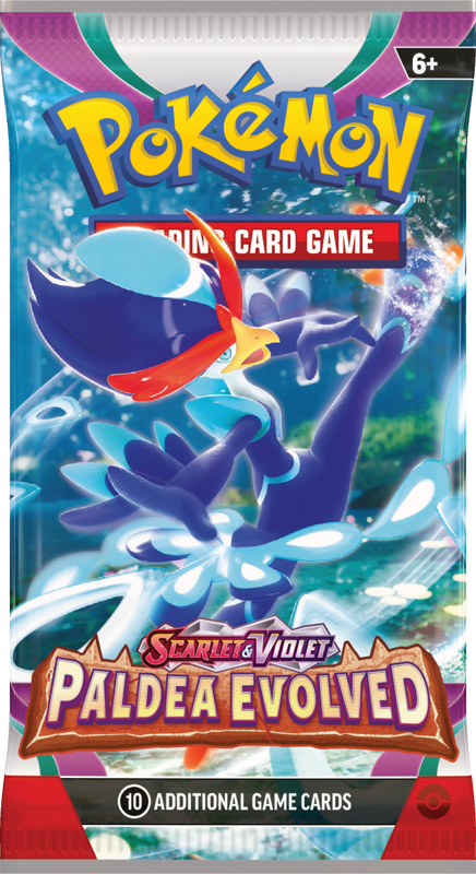 Pokemon Scarlet & Violet Paldea Evolved: Booster Pack (10 Cards)