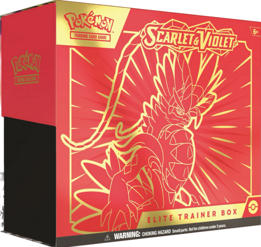 Pokemon Scarlet & Violet Base Set: Elite Trainer Box SCARLET