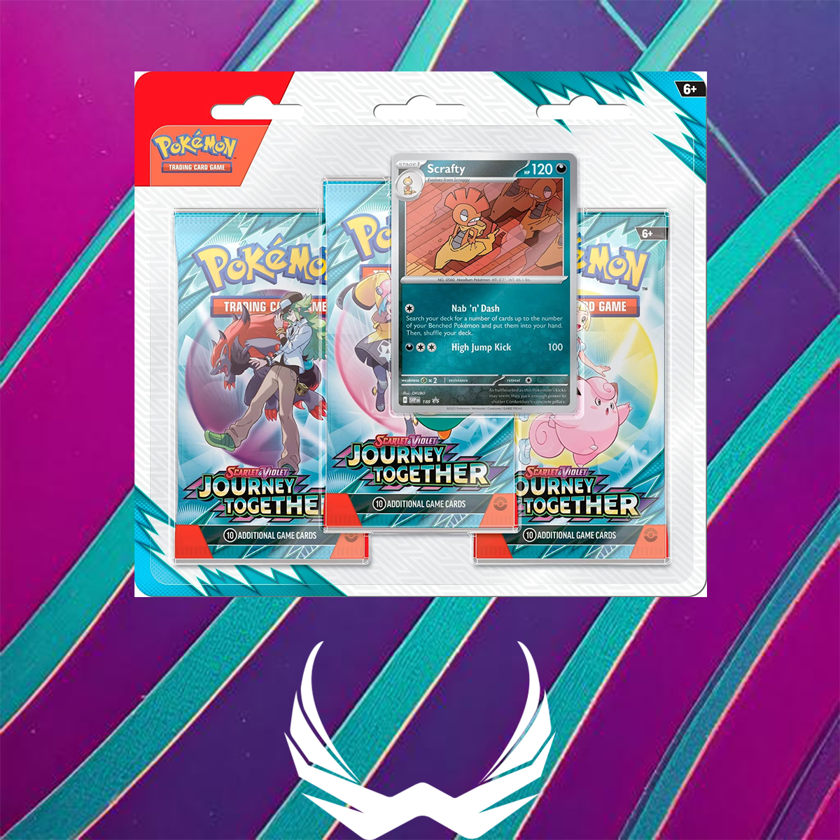 [PRE-ORDER] Pokémon TCG: Scarlet & Violet 9 – Journey Together - 3-Pack Blister