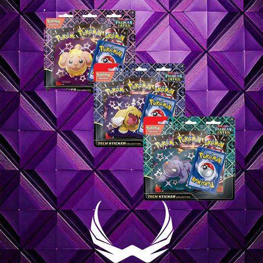 Pokemon TCG Scarlet & Violet Paldean Fates Tech Sticker Collection