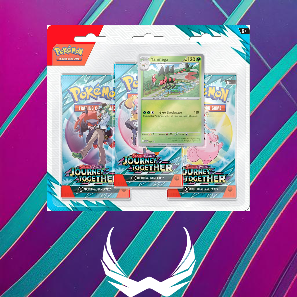 [PRE-ORDER] Pokémon TCG: Scarlet & Violet 9 – Journey Together - 3-Pack Blister